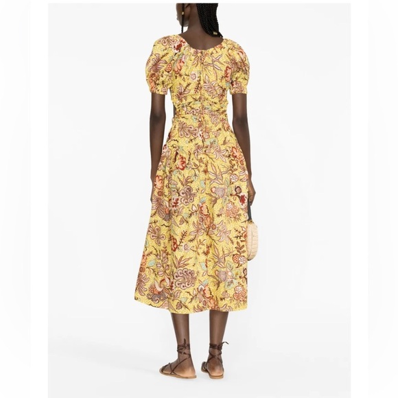 Ulla Johnson Floral Yellow Dress - Picture 6 of 6